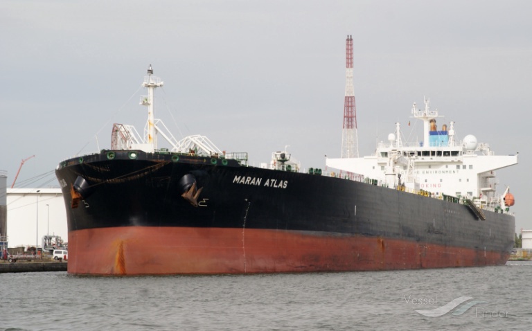 maran atlas (Crude Oil Tanker) - IMO 9414022, MMSI 240891000, Call Sign SVAQ7 under the flag of Greece