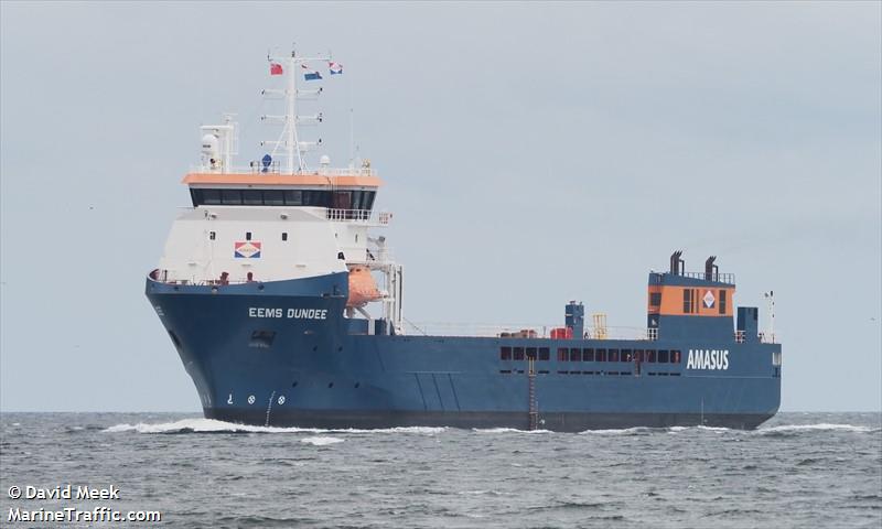 eems dundee (General Cargo Ship) - IMO 9658109, MMSI 246873000, Call Sign PCPU under the flag of Netherlands