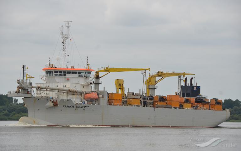 francis beaufort (Hopper Dredger) - IMO 9262780, MMSI 253248000, Call Sign LXBO under the flag of Luxembourg