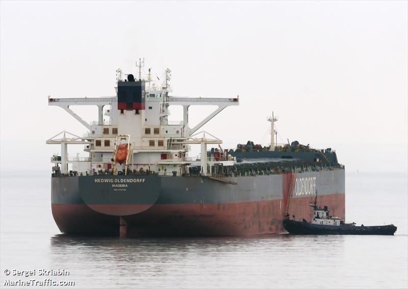 hedwig oldendorff (Bulk Carrier) - IMO 9742728, MMSI 255805874, Call Sign CQZU under the flag of Madeira