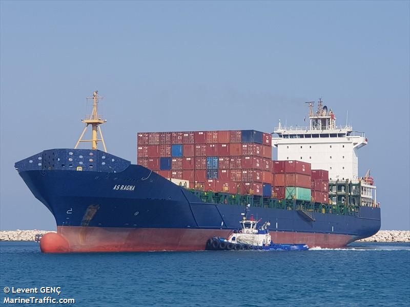 as ragna (Container Ship) - IMO 9509774, MMSI 255806099, Call Sign CQIX9 under the flag of Madeira
