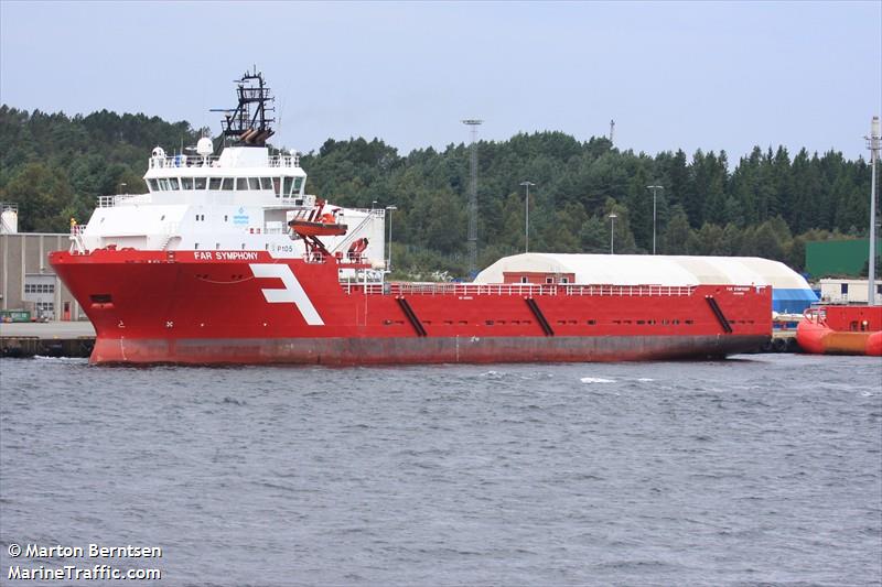 far symphony (Offshore Tug/Supply Ship) - IMO 9288253, MMSI 257132000, Call Sign LAEJ8 under the flag of Norway