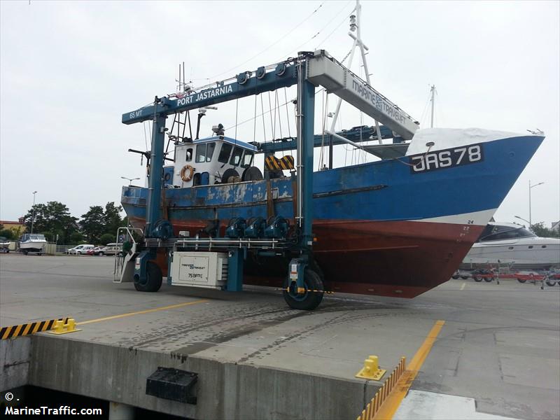 jas 78 (Fishing vessel) - IMO , MMSI 261004440, Call Sign SPG2532 under the flag of Poland