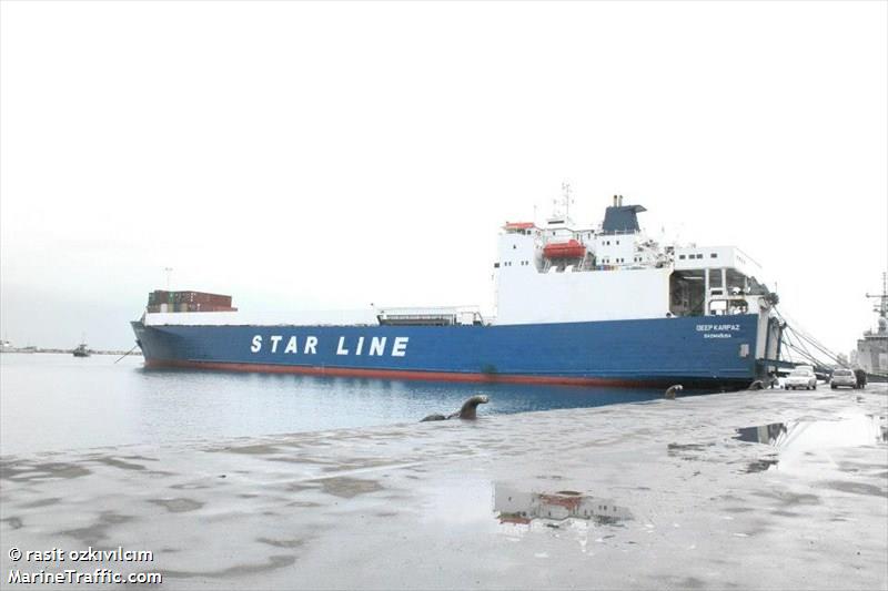 deep karpaz (Ro-Ro Cargo Ship) - IMO 8302791, MMSI 271055001, Call Sign TCA9001 under the flag of Turkey