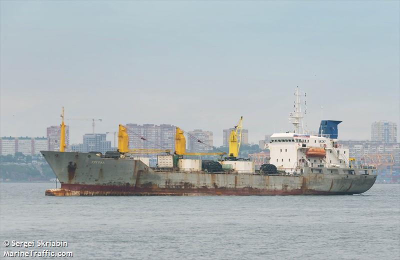 urgull (Refrigerated Cargo Ship) - IMO 8810190, MMSI 273385120, Call Sign UBZN7 under the flag of Russia