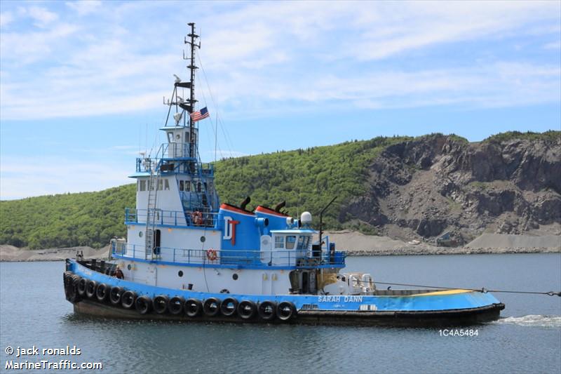 sarah dann (Tug) - IMO , MMSI 303029000, Call Sign WDA8664 under the flag of Alaska