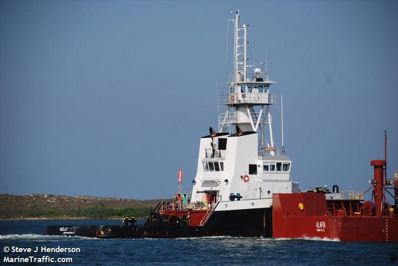 kelly (Pusher Tug) - IMO 8506995, MMSI 303606000, Call Sign WDK3649 under the flag of Alaska