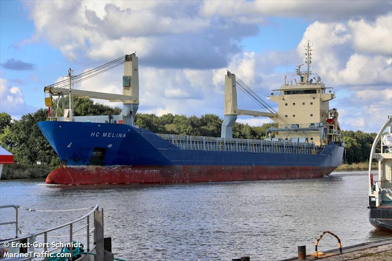 hc melina (General Cargo Ship) - IMO 9415052, MMSI 305767000, Call Sign V2FR2 under the flag of Antigua & Barbuda