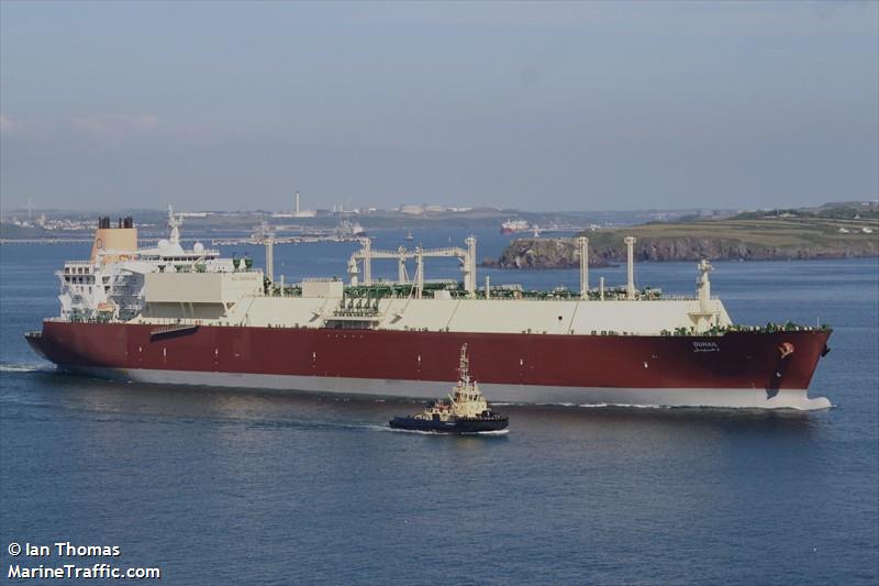duhail (LNG Tanker) - IMO 9337975, MMSI 309599000, Call Sign C6WF6 under the flag of Bahamas