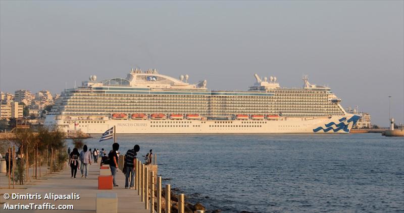 sky princess (Passenger (Cruise) Ship) - IMO 9802396, MMSI 310780000, Call Sign ZCEV9 under the flag of Bermuda