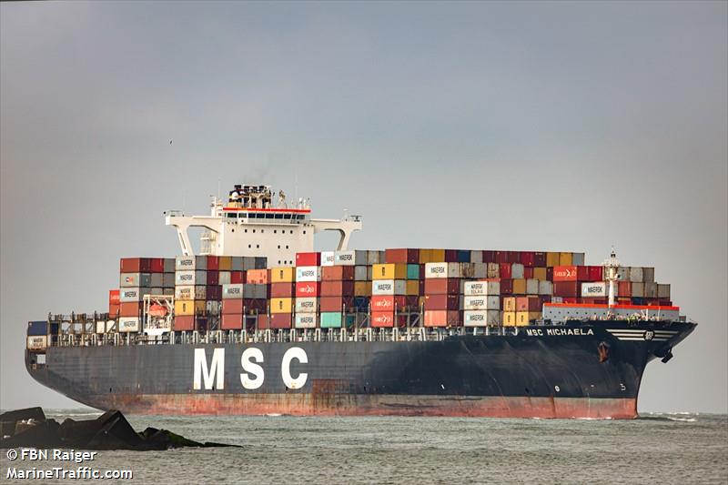 msc michaela (Container Ship) - IMO 9230488, MMSI 353666000, Call Sign HOEZ under the flag of Panama