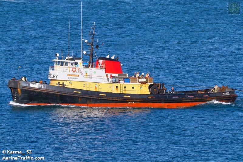 explorer (Tug) - IMO 7397660, MMSI 366766860, Call Sign WBN7618 under the flag of United States (USA)