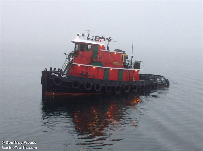 john paul (Tug) - IMO , MMSI 367000660, Call Sign WDC2969 under the flag of United States (USA)