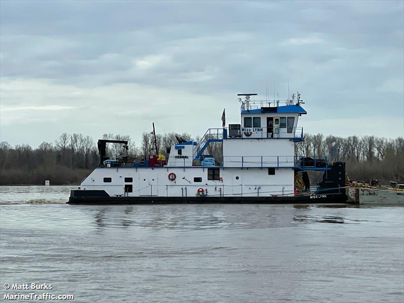 miss lynn (Towing vessel) - IMO , MMSI 367108660, Call Sign WDH7803 under the flag of United States (USA)