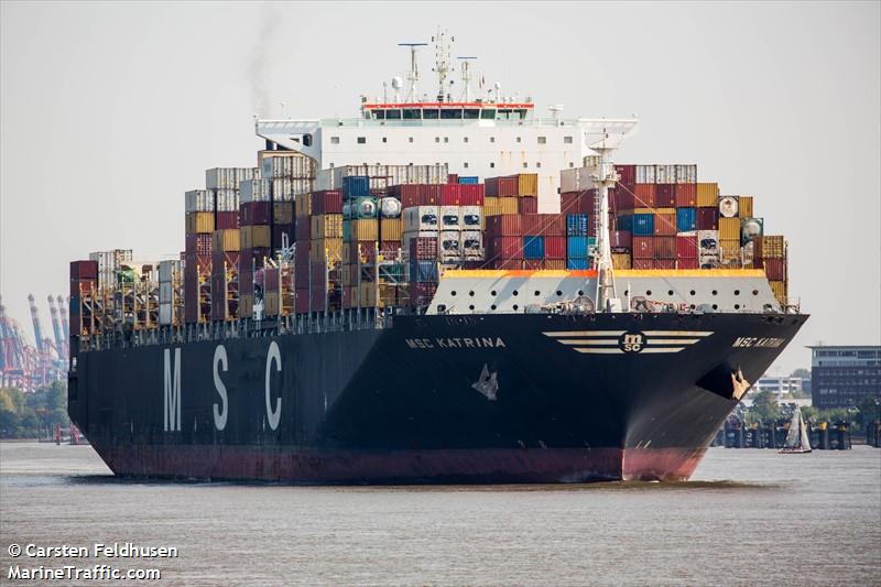 msc katrina (Container Ship) - IMO 9467445, MMSI 373404000, Call Sign 3EZD3 under the flag of Panama