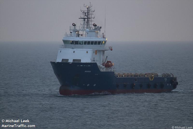 mana (Offshore Tug/Supply Ship) - IMO 9393424, MMSI 419000997, Call Sign 9V9370 under the flag of India