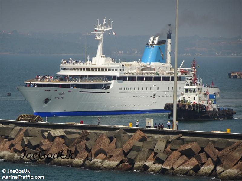 angriya (Passenger/General Cargo Ship) - IMO 9150353, MMSI 419001343, Call Sign AWXQ under the flag of India