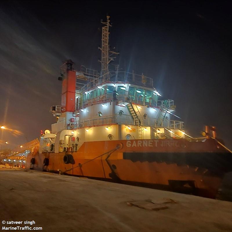 garnet (Offshore Tug/Supply Ship) - IMO 9339870, MMSI 419001542, Call Sign VTHB under the flag of India