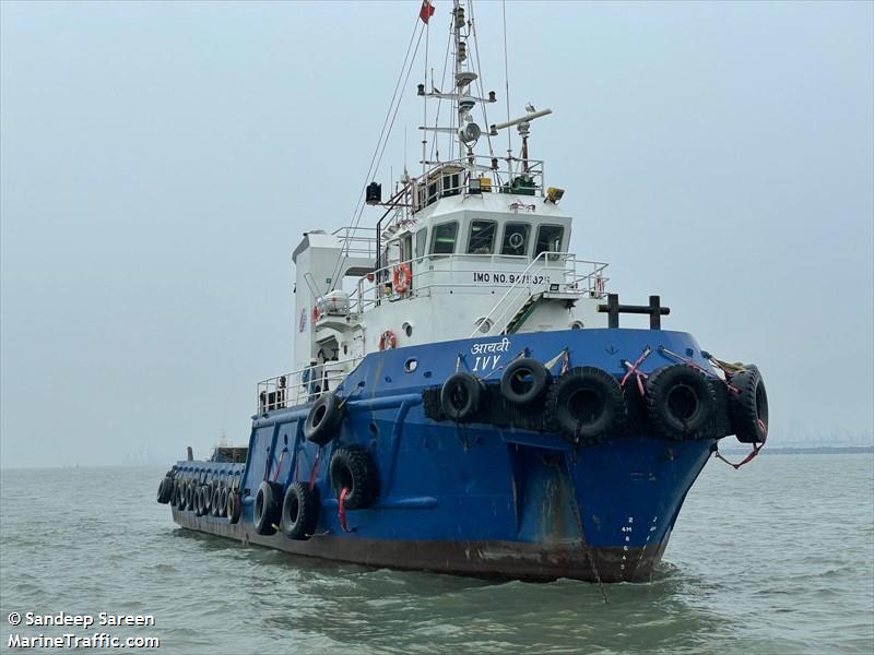 ivy (Tug) - IMO 9475325, MMSI 419079600, Call Sign AUXL under the flag of India