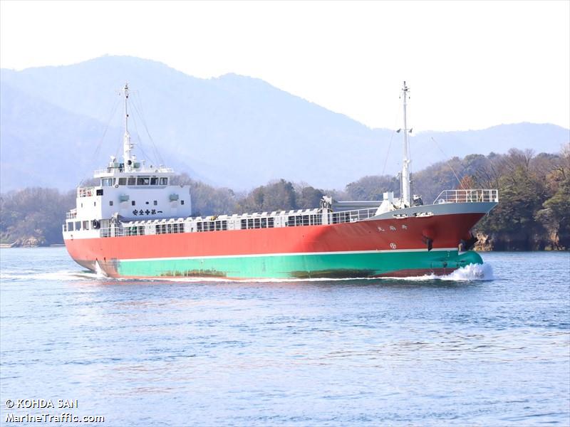 jyusen maru (Cargo ship) - IMO , MMSI 431002454, Call Sign JD3203 under the flag of Japan