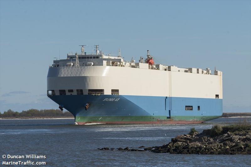 splendid ace (Vehicles Carrier) - IMO 9252228, MMSI 431349000, Call Sign 7JXH under the flag of Japan