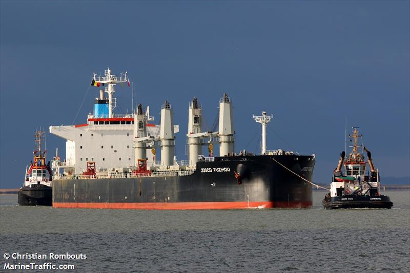 josco fuzhou (Bulk Carrier) - IMO 9603489, MMSI 477335300, Call Sign VRLE2 under the flag of Hong Kong