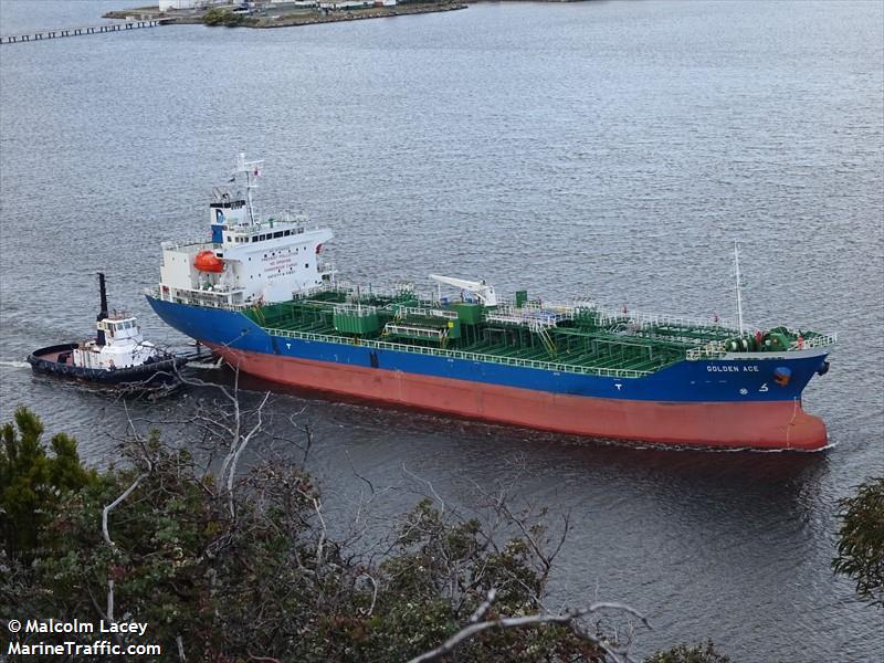 golden ace (Chemical/Oil Products Tanker) - IMO 9736626, MMSI 477548800, Call Sign VROP2 under the flag of Hong Kong