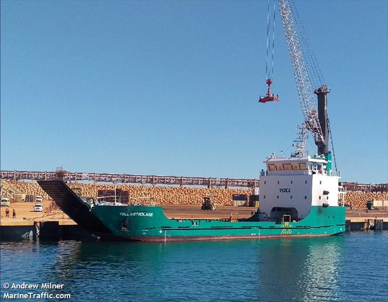 toll astrolabe (Landing Craft) - IMO 9766970, MMSI 503000094, Call Sign VHKL under the flag of Australia