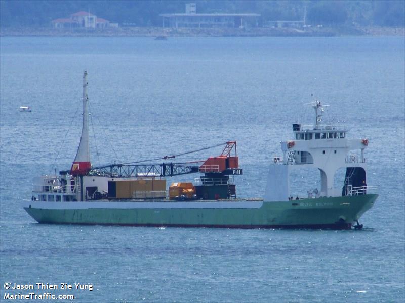 mv deltic dolphin (General Cargo Ship) - IMO 8319354, MMSI 533502000, Call Sign 9WDJ3 under the flag of Malaysia