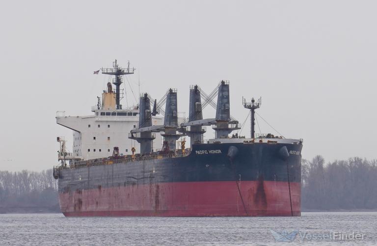 pacific honor (Bulk Carrier) - IMO 9552317, MMSI 538004431, Call Sign V7WZ7 under the flag of Marshall Islands