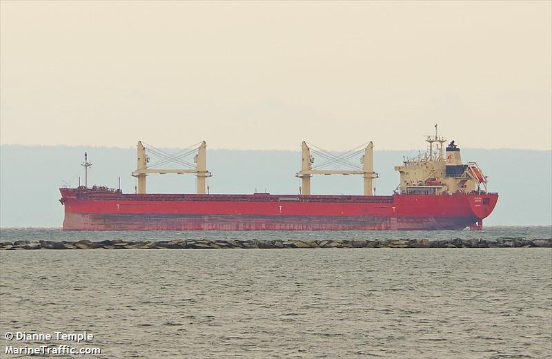 federal bering (Bulk Carrier) - IMO 9697832, MMSI 538006432, Call Sign V7NB6 under the flag of Marshall Islands