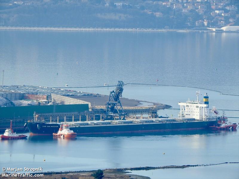 cmb van mieghem (Bulk Carrier) - IMO 9598323, MMSI 563002500, Call Sign 9V9164 under the flag of Singapore