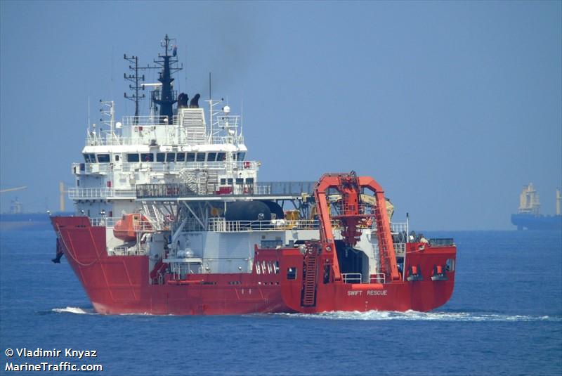 swift rescue (Offshore Support Vessel) - IMO 9536519, MMSI 564314000, Call Sign 9V7855 under the flag of Singapore