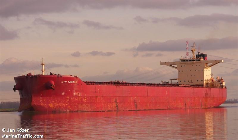 rtm tasman (Bulk Carrier) - IMO 9591375, MMSI 564849000, Call Sign 9V2782 under the flag of Singapore