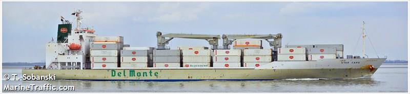 star care (Refrigerated Cargo Ship) - IMO 9517903, MMSI 566341000, Call Sign 9V9352 under the flag of Singapore