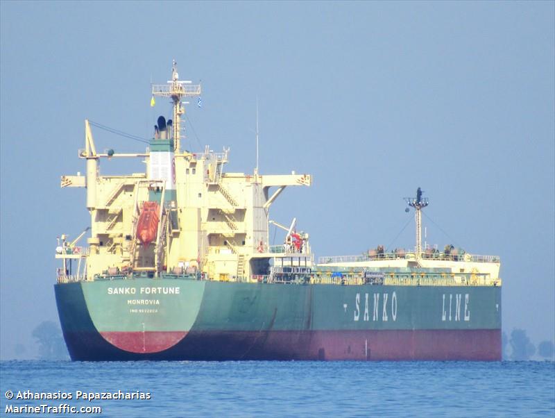 sanko fortune (Bulk Carrier) - IMO 9532202, MMSI 636015431, Call Sign D5AR7 under the flag of Liberia