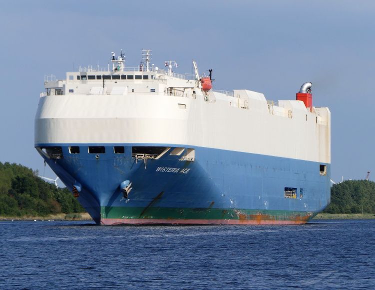 wisteria ace (Vehicles Carrier) - IMO 9355197, MMSI 636016420, Call Sign D5GC6 under the flag of Liberia
