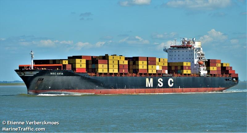 msc anya (Container Ship) - IMO 9297864, MMSI 636016424, Call Sign D5GD2 under the flag of Liberia