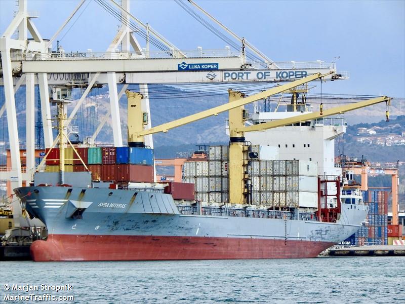 avra miteras (Container Ship) - IMO 9127021, MMSI 636017878, Call Sign D5ND3 under the flag of Liberia