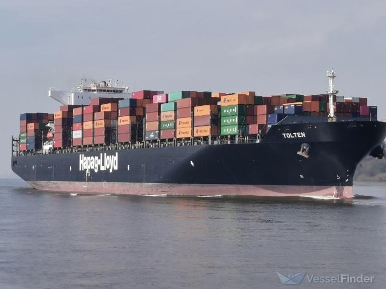 tolten (Container Ship) - IMO 9612870, MMSI 636092678, Call Sign D5AD7 under the flag of Liberia