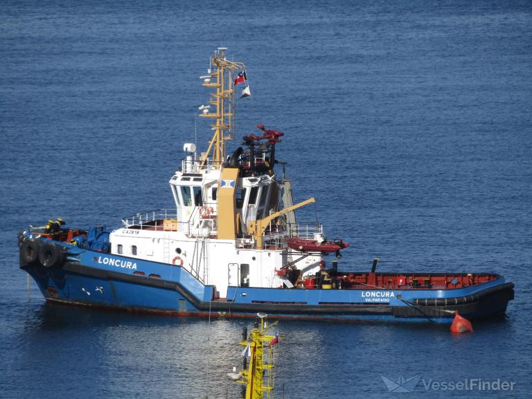 loncura (Tug) - IMO 9453016, MMSI 725000695, Call Sign CA2818 under the flag of Chile