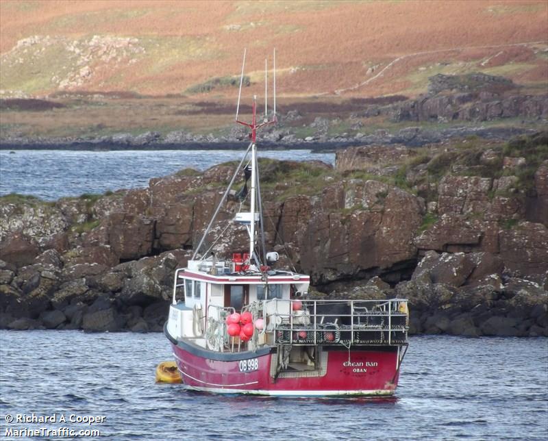 eilean ban ob998 (Fishing vessel) - IMO , MMSI 235027527 under the flag of United Kingdom (UK)