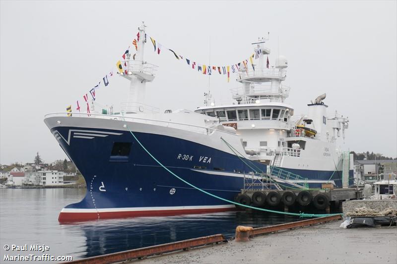 vea (Fishing Vessel) - IMO 9903750, MMSI 258019000, Call Sign LGGR under the flag of Norway