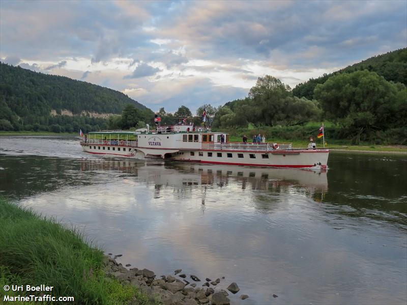 vltava (Passenger ship) - IMO , MMSI 270412000, Call Sign OL6192 under the flag of Czech Rep