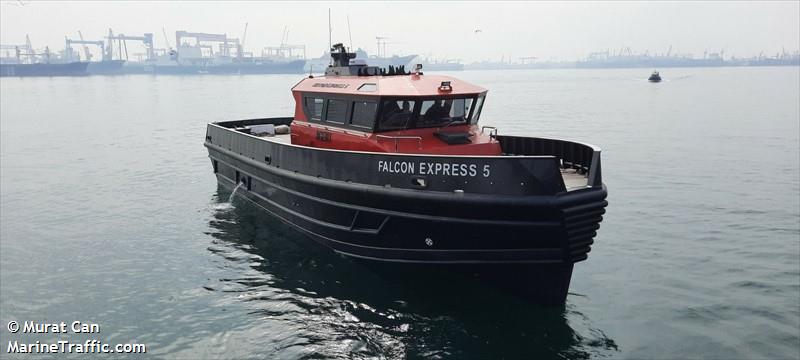 falcon express 5 (Port tender) - IMO , MMSI 271048392, Call Sign TCA6222 under the flag of Turkey