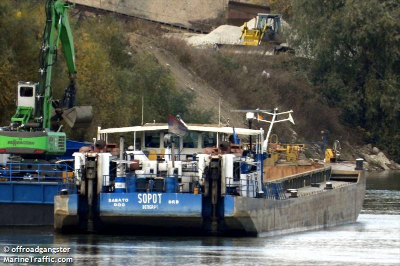 sopot i barza (Cargo ship) - IMO , MMSI 279202352, Call Sign YT2352 under the flag of Serbia