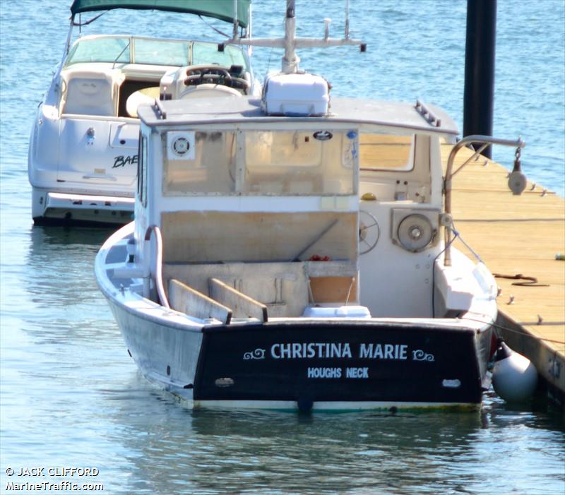 christina marie (Pleasure craft) - IMO , MMSI 338191158, Call Sign CHRISTI under the flag of USA