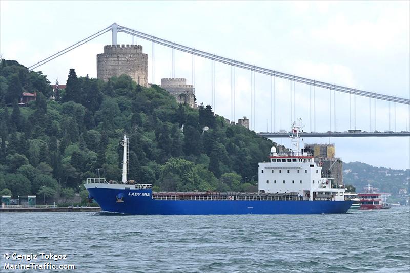 lady mia (General Cargo Ship) - IMO 9546318, MMSI 511100922, Call Sign T8A4145 under the flag of Palau