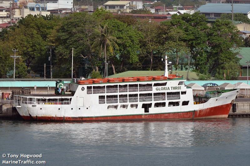 mv gloria three (Passenger ship) - IMO , MMSI 548633300, Call Sign DUH2045 under the flag of Philippines