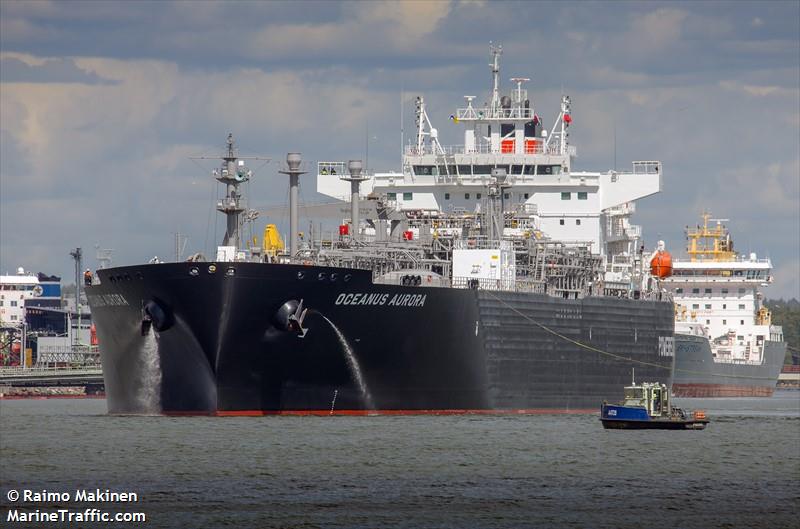 oceanus aurora (LPG Tanker) - IMO 9555008, MMSI 636021172, Call Sign 5LCQ3 under the flag of Liberia